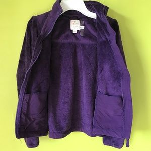 Est. 1989 Place Plushie Soft Girls Purple Jacket L